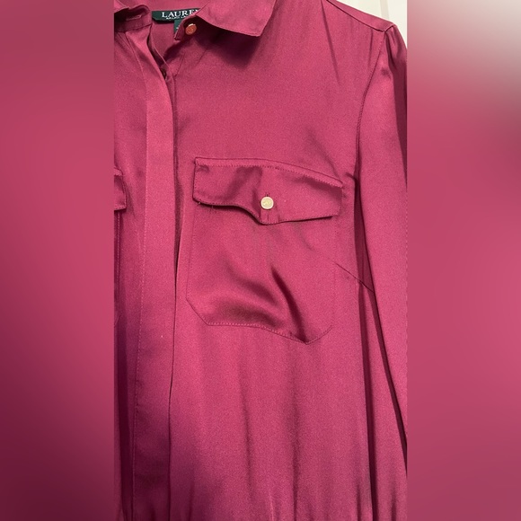 Lauren Ralph Lauren asymmetrical jawstring midi dress - Picture 4 of 6